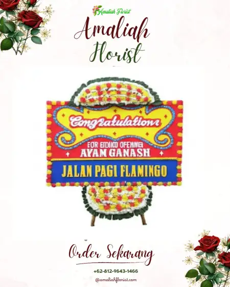 Sewa Papan Bunga Telawang